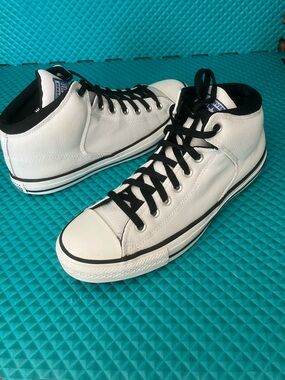 Converse CTAS Unisex High Street Shoe White With Black accents | 10M - 12W